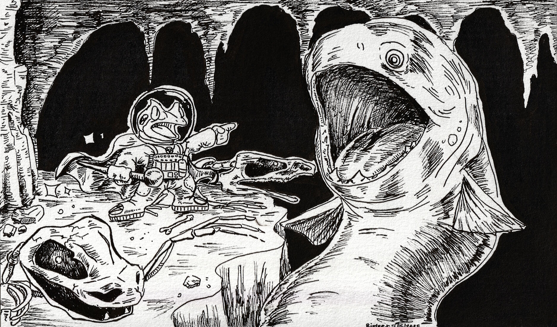 "The Trout Draws Near!"