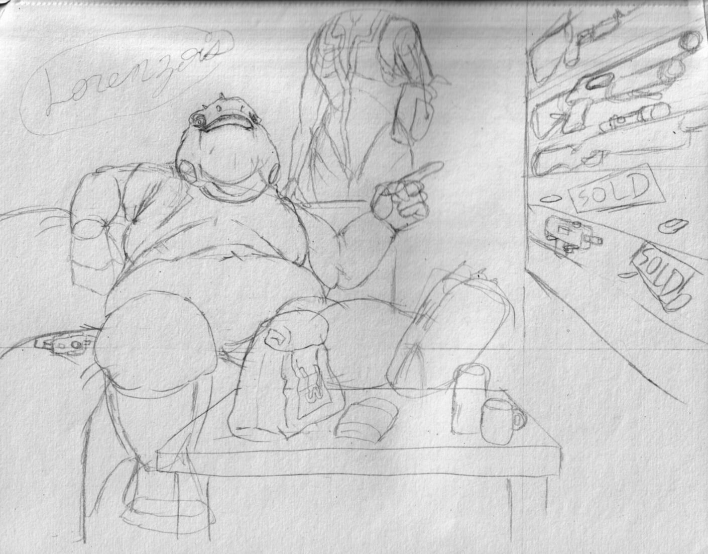 (A piece ready for the next stage.)