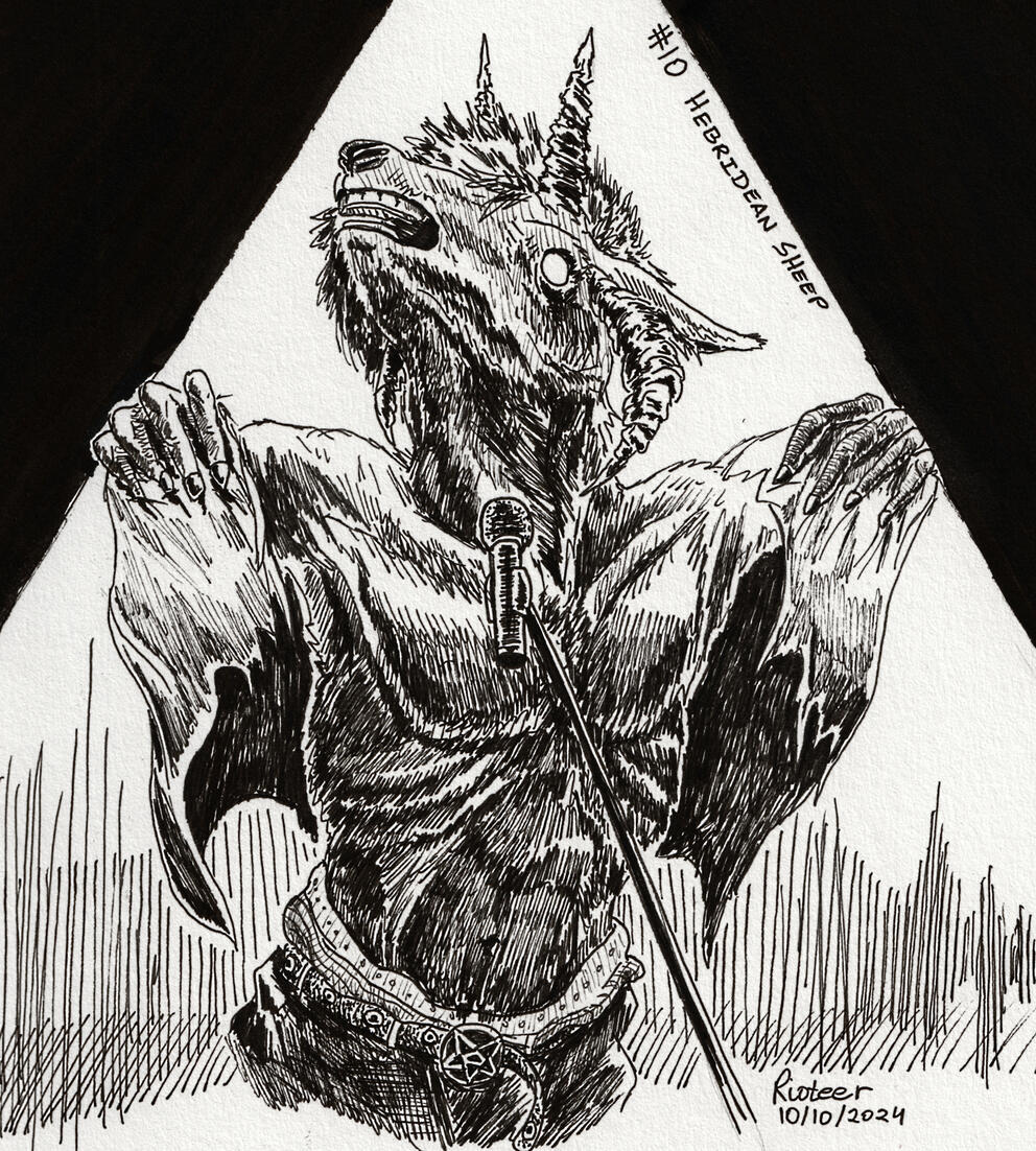 Weretober #10/31 "Hebridean Sheep"